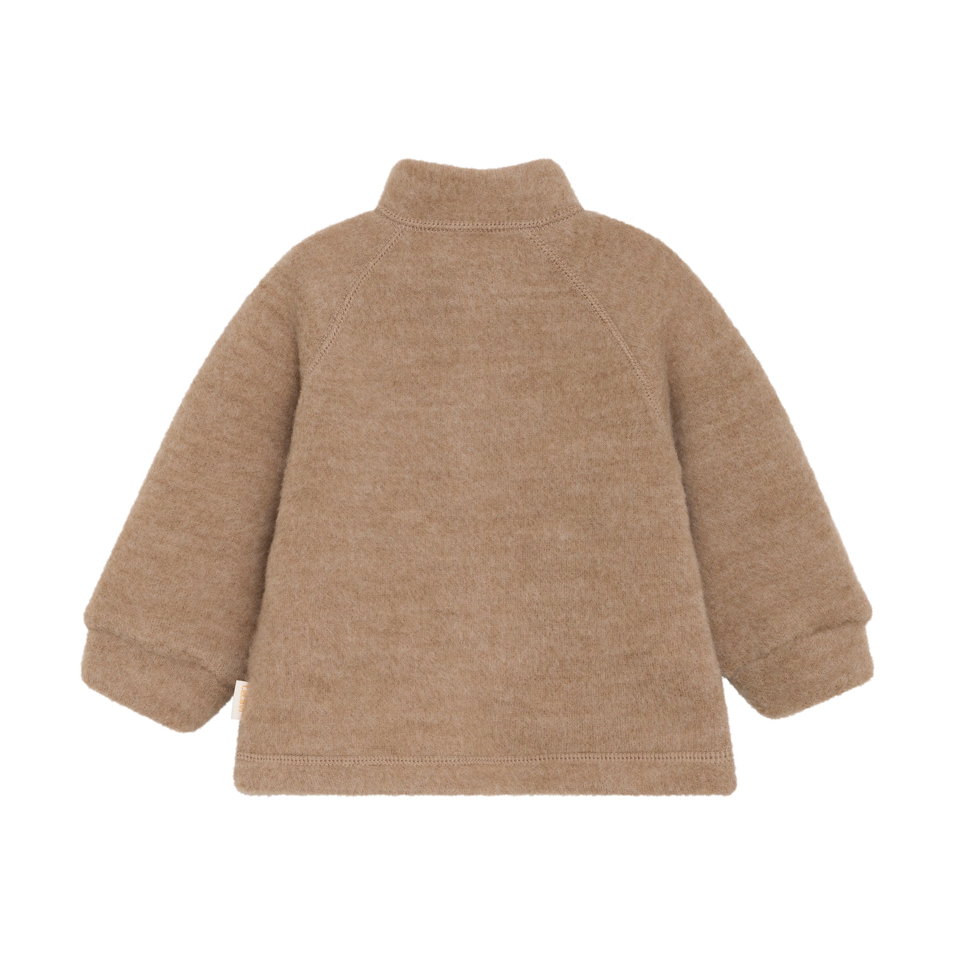 Kleide dein Baby mit Stil in unsere beigefarbene Weste aus weicher Wolle mit Reißverschluss, die gleichzeitig Wärme und Komfort bietet. Perfekt für kühlere Tage und schick genug für jeden Anlass.