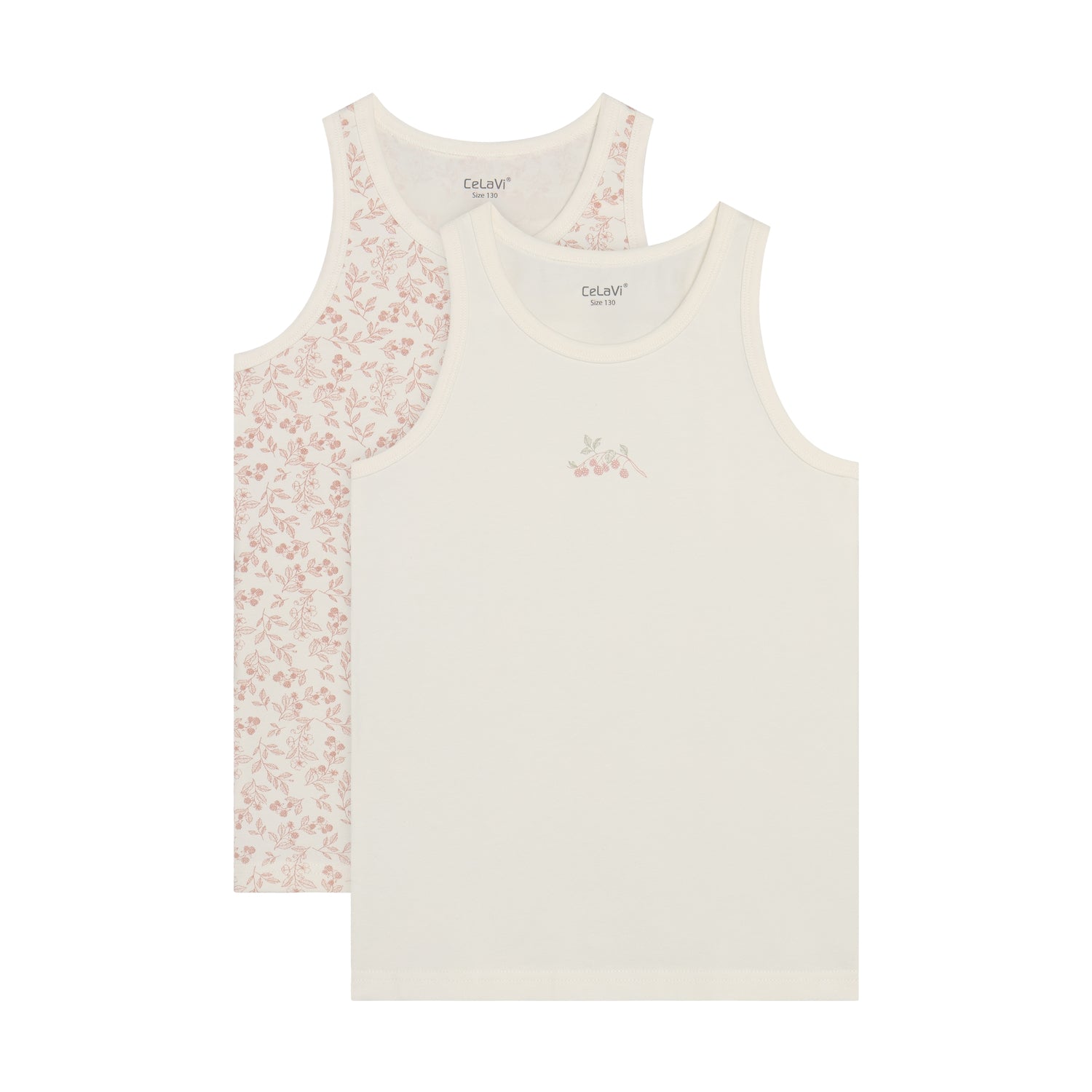 2er Pack Unterhemden mit nettem Design von CELAVI.