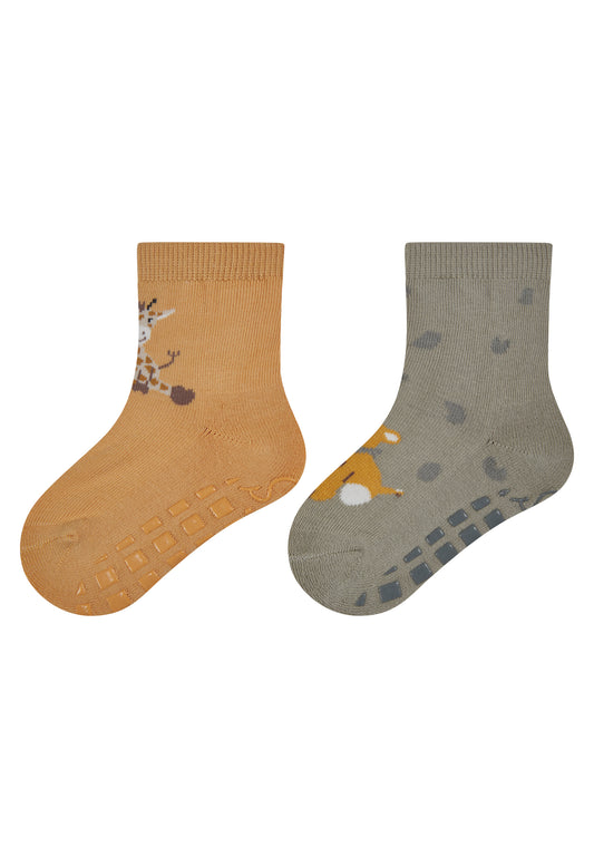 Sterntaler ABS-Socken mit aufregendem Safari-Motiv bieten sicheren Halt und stylisches Design für kleine Entdecker.