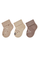 Dieses 3er-Set Bauernhof-Socken von Sterntaler bietet bequemen Tragekomfort und niedliches Design für die Kleinsten.