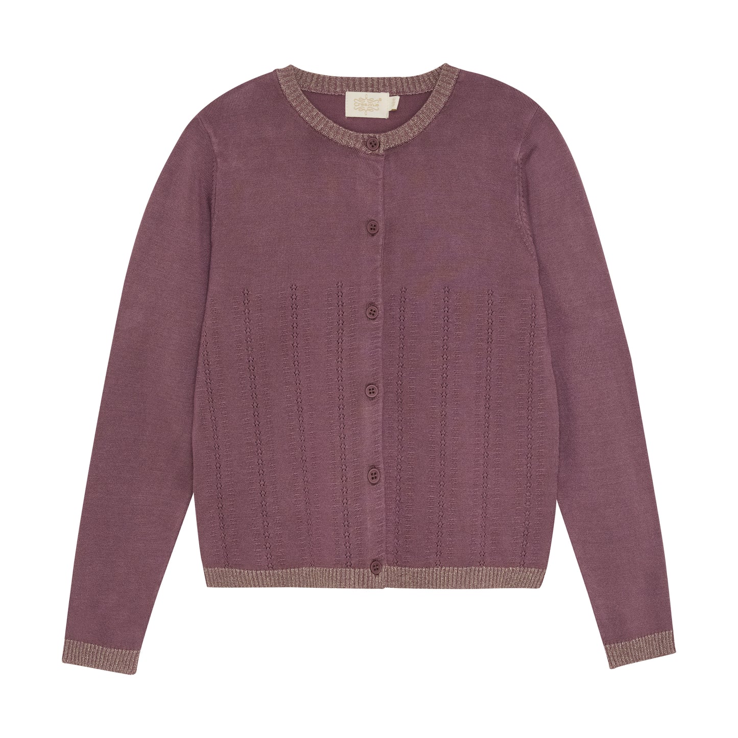 Lässig, cool und perfekt für jedes Mädchen - die Cardigan Pointelle von Creamie! Das Strickdesign verleiht dem Outfit eine stilvolle Note und hält an kälteren Tagen schön warm. Ideal für jeden Anlass - sei es in der Schule oder beim Spielen im Freien. Für einen unbeschwerten Look, der allen gefallen wird!