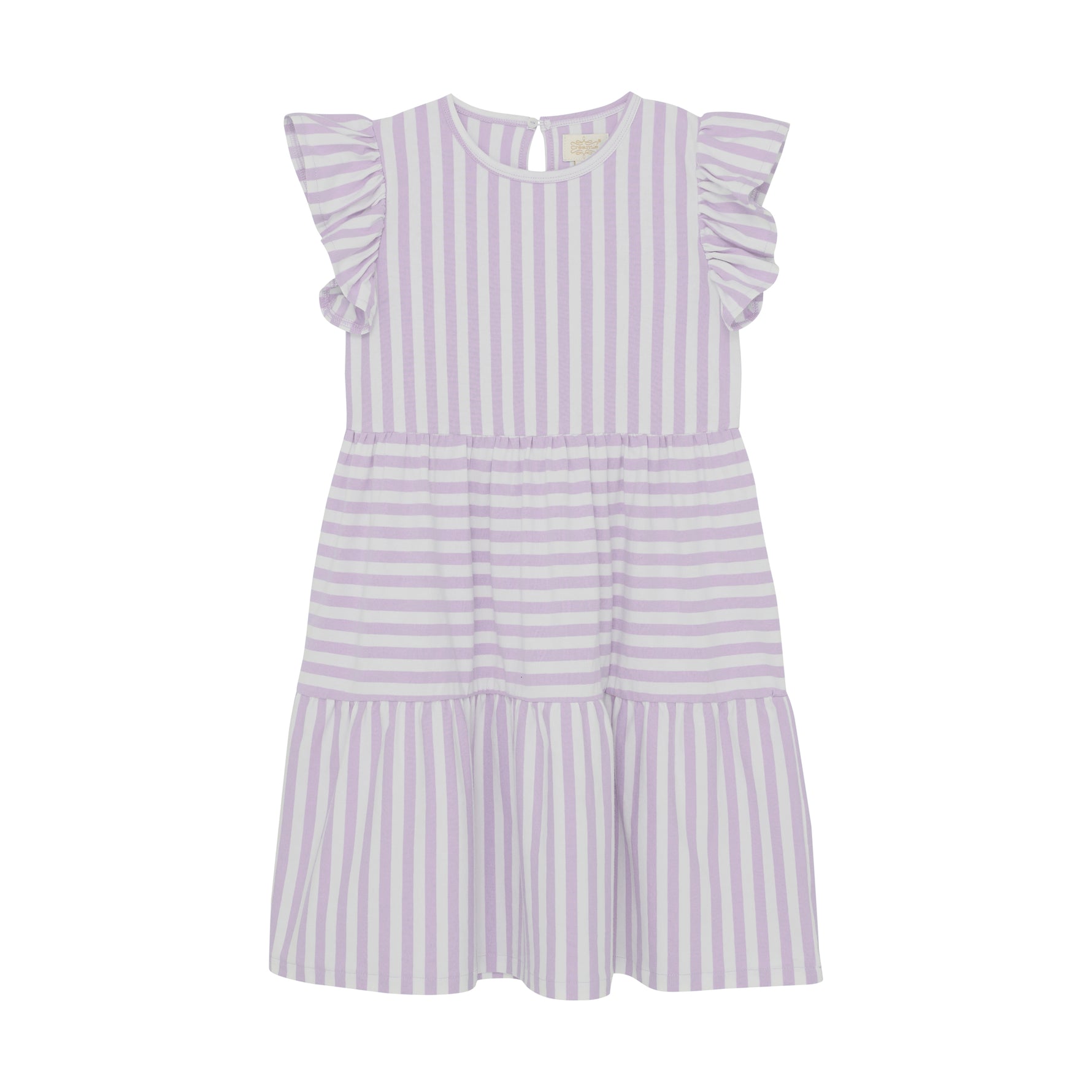 Dieses gestreifte Kleid von Creamie ist ein zeitloses Must-have für jeden Kleiderschrank. Mit seinem eleganten Design und hochwertigen Materialien ist es sowohl schick als auch bequem. Perfekt für alle Anlässe.