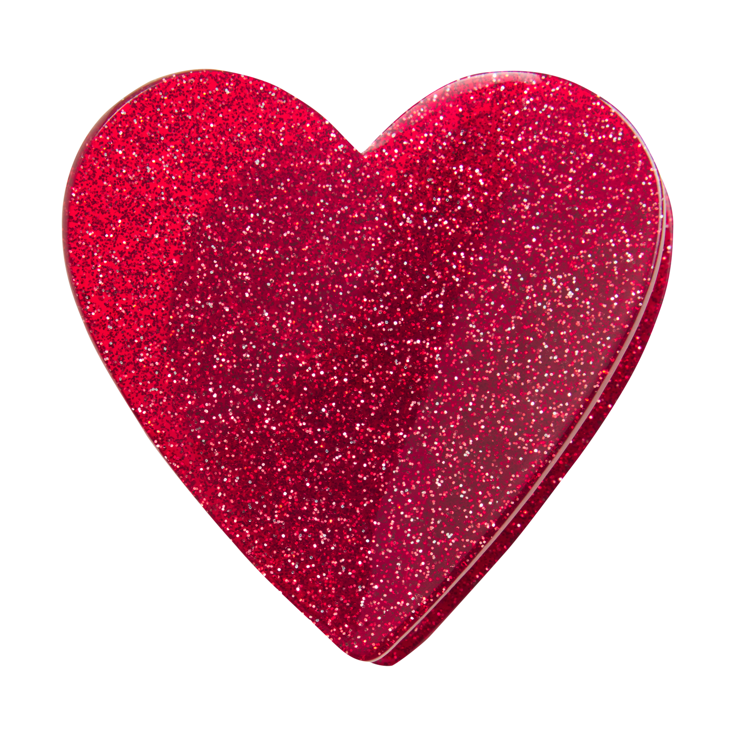 Rote Haarklammer in Herzform von Creamie. Ein süßes Accessoire für jeden Tag.