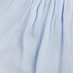 Hellblauer Crepe-Rock von Creamie. Ein zeitloser Klassiker für jeden Tag – elegant, komfortabel und vielseitig kombinierbar.