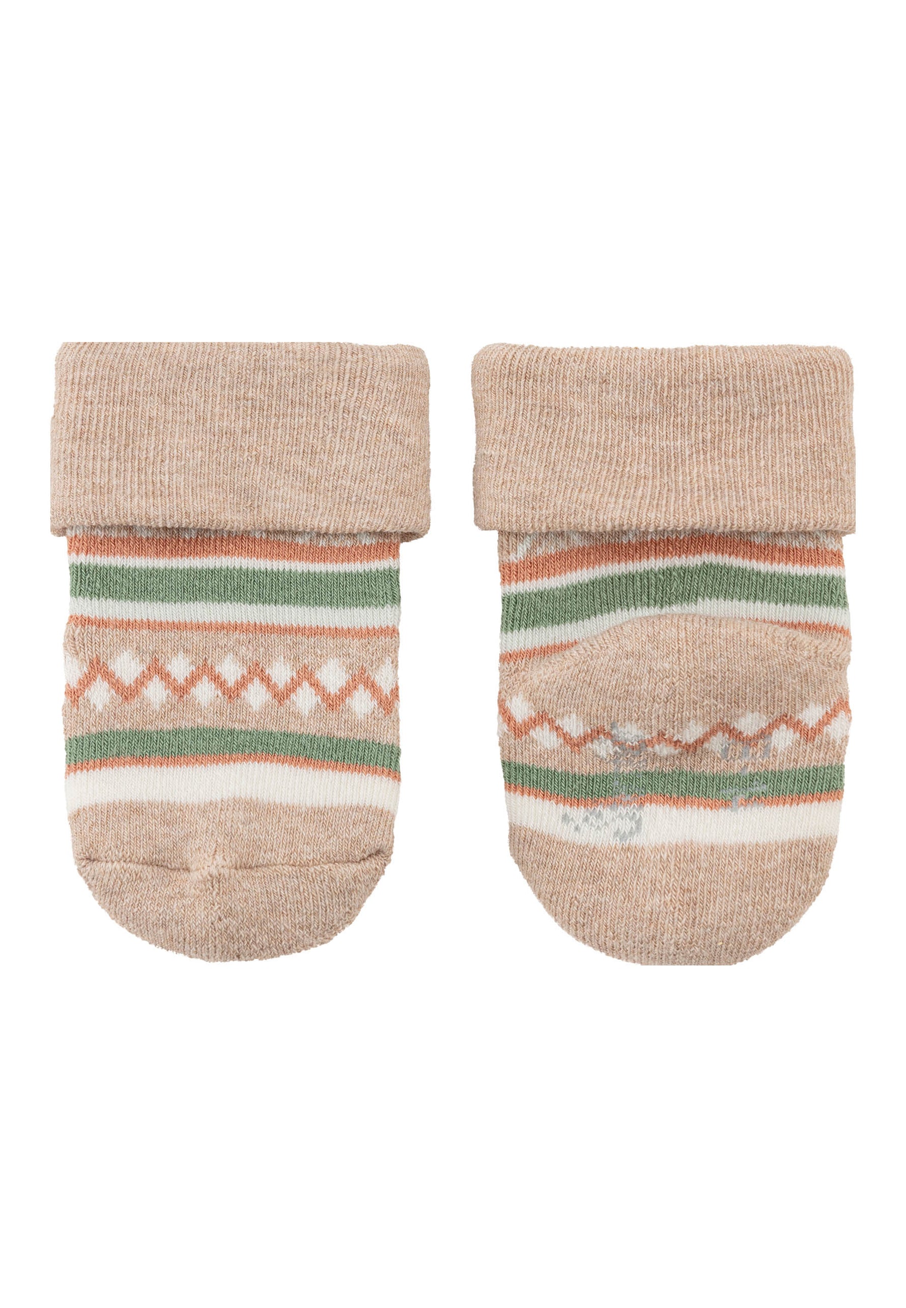 Dieses 3er-Set Baby-Socken von Sterntaler begeistert mit festlichen Weihnachtsmotiven und sorgt für warme, gemütliche Füße in der kalten Jahreszeit.