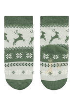 Dieses 3er-Set Weihnachtsstrümpfe von Sterntaler bringt festliche Stimmung und Komfort in Ihre Wintergarderobe.