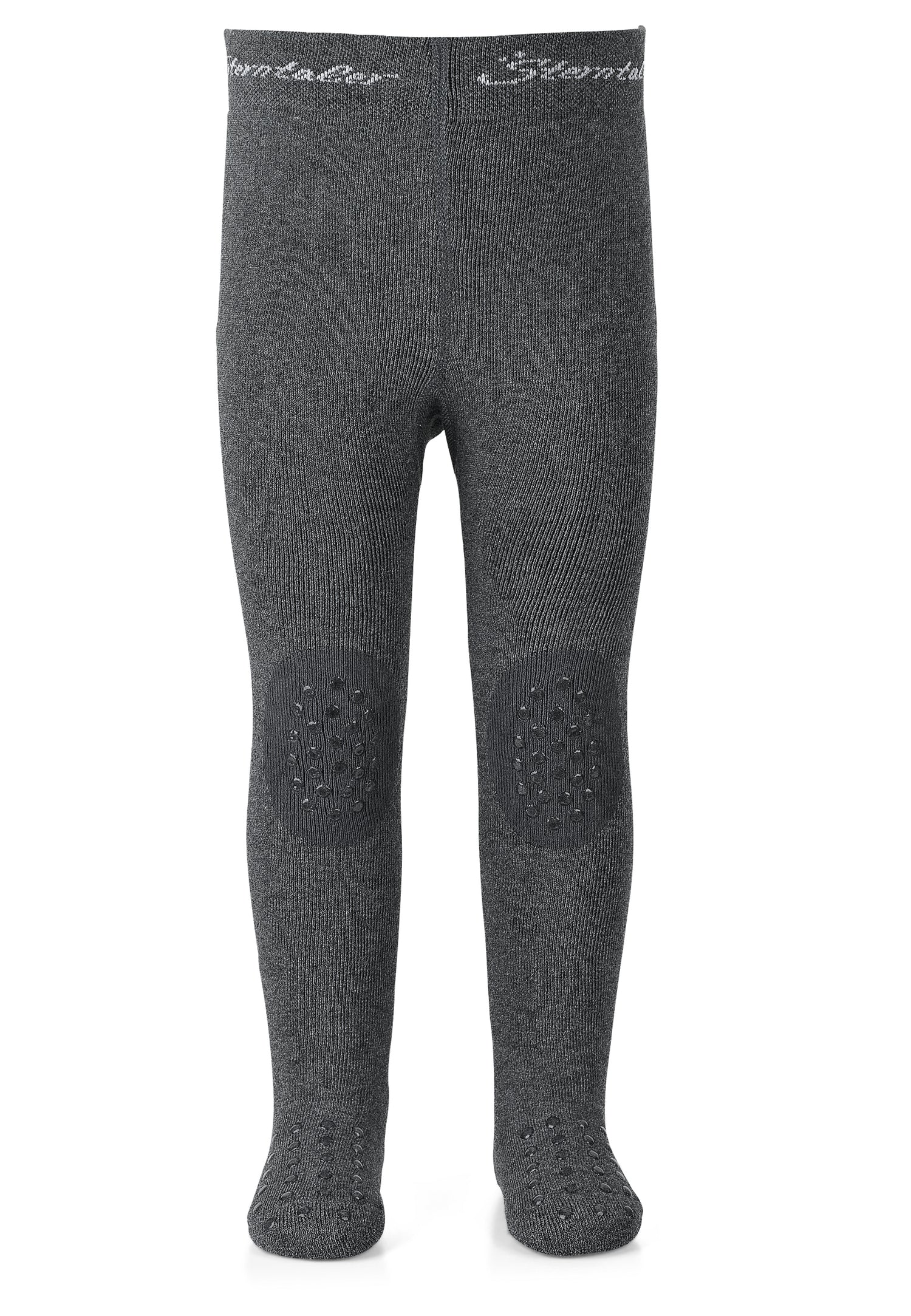 Diese dunkelgraue Krabbelstrumpfhose von Sterntaler bietet Ihrem Kind Komfort und Bewegungsfreiheit beim Krabbeln.
