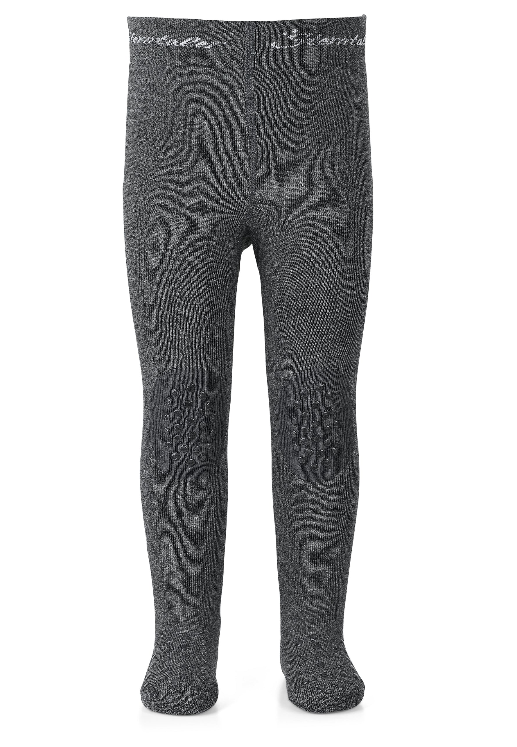 Diese dunkelgraue Krabbelstrumpfhose von Sterntaler bietet Ihrem Kind Komfort und Bewegungsfreiheit beim Krabbeln.