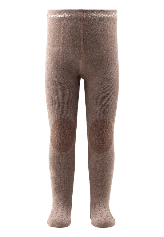 Diese einfarbige Krabbelstrumpfhose in Braun von Sterntaler bietet kleinen Entdeckern Komfort und Bewegungsfreiheit.