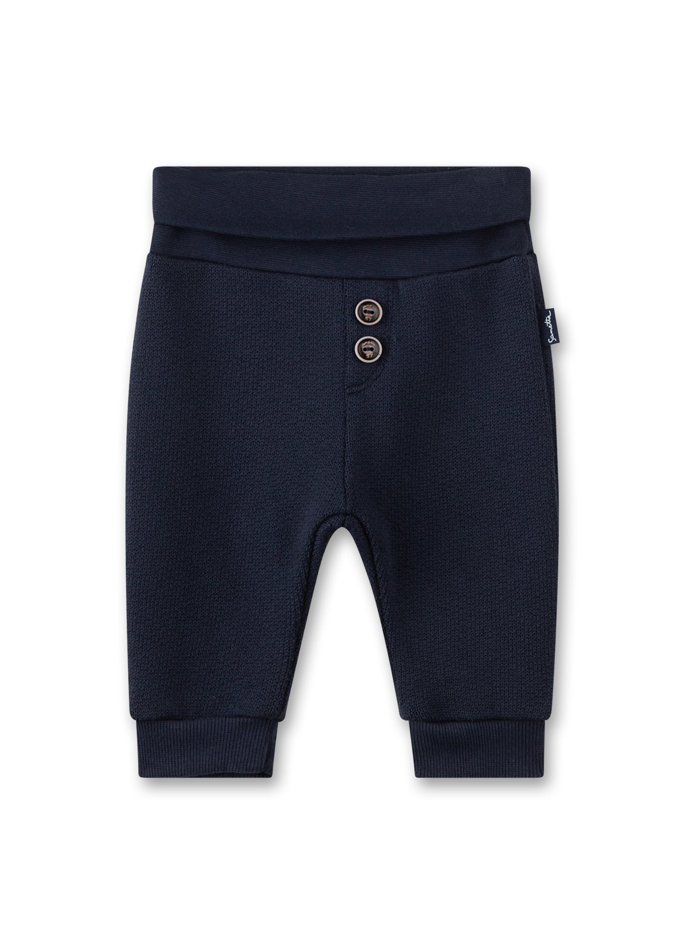 Bequeme Hose in Dunkelblau von Sanetta Fiftyseven für kleine Jungen.