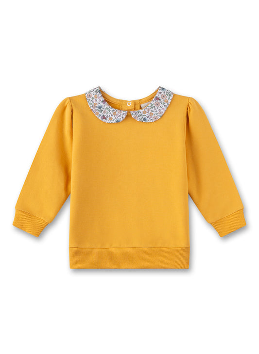 Elegantes Sweatshirt für Mädchen von Sanetta Fiftyseven in Gelb.