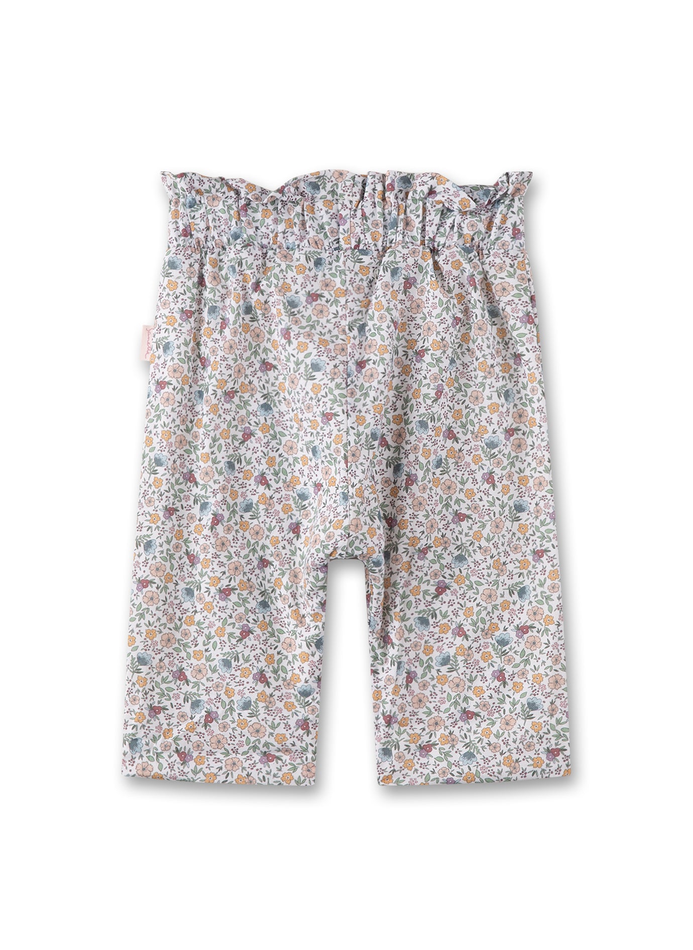 Süße Web-Hose von Fiftyseven für kleine Mädchen aus farbenfrohem Mille-Fleurs-Allover.