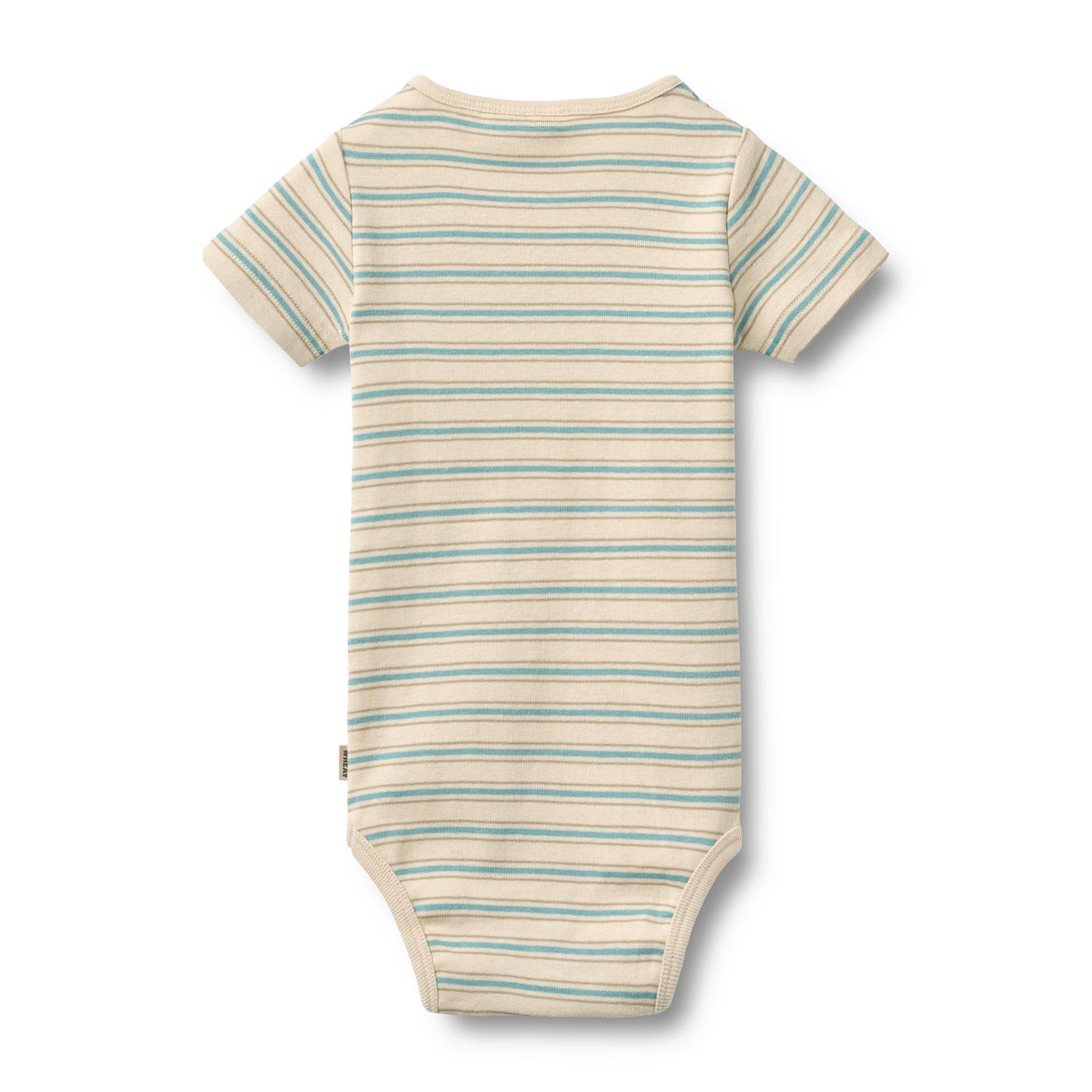 Klassisches Kurzarm-Body von WHEAT mit feinen Streifen. Das zeitlose Design kombiniert Komfort mit eleganter Schlichtheit. Perfekt für vielseitige Styling-Möglichkeiten und angenehm zu tragen.