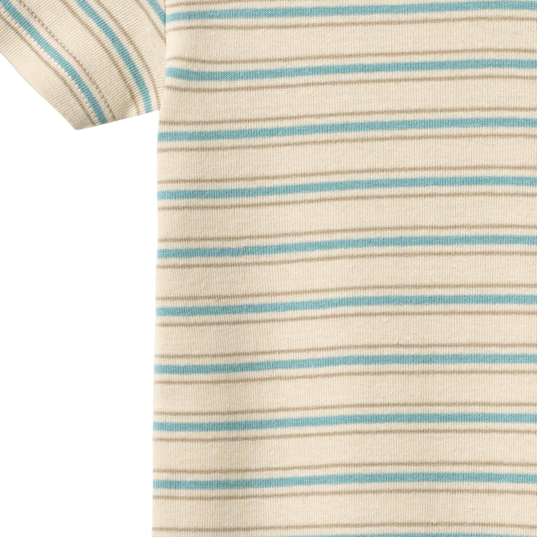 Klassisches Kurzarm-Body von WHEAT mit feinen Streifen. Das zeitlose Design kombiniert Komfort mit eleganter Schlichtheit. Perfekt für vielseitige Styling-Möglichkeiten und angenehm zu tragen.