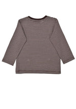 Klassisches Langarm-T-Shirt mit charmanten Traktor-Motiv und feinen Streifen von Bondi. Das weiche Single-Jersey aus 100% Baumwolle bietet optimalen Tragekomfort für Kinder. Perfekt für den Alltag – robust, pflegeleicht und zeitlos schön.