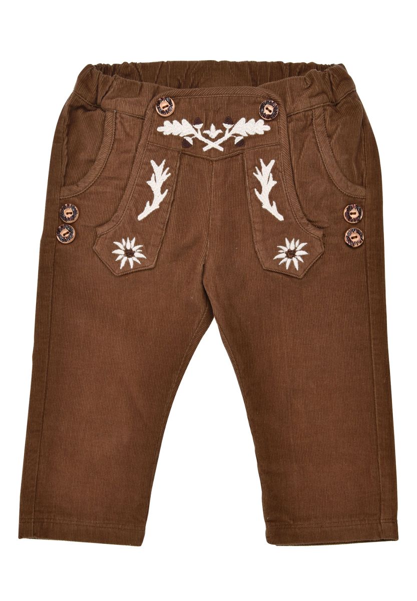 Klassische Trachten Cordhose aus robustem Baumwollgewebe von Bondi. Das hochwertige Material bietet Komfort und Langlebigkeit für traditionelle Anlässe und den Alltag. Die zeitlose Schnittform macht diese Hose zu einem vielseitigen Begleiter für Trachten-Liebhaber.