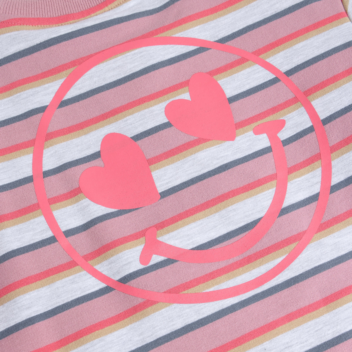 Weiches, bunt gestreiftes Langarm-T-Shirt von Daily Seven aus hochwertiger Baumwollmischung mit Elasthananteil für optimale Passform und Bewegungsfreiheit.