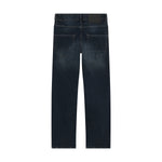 Dunkelblaue Wide Straight fit Jeans von Indian Blue Jeans – perfekt für einen lässigen, zeitlosen Look. Die klassische Passform sitzt angenehm locker und bietet maximale Bewegungsfreiheit. Das hochwertige Baumwoll-Elastane-Gemisch sorgt für Strapazierfähigkeit und Komfort den ganzen Tag über. Ein Basics-Piece, das in keinem Kleiderschrank fehlen darf.