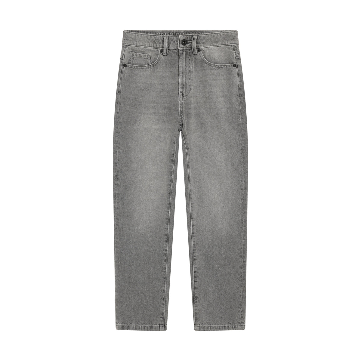 Klassische graue Baggy Straight Fit Jeans von Indian Blue Jeans – zeitlos und vielseitig kombinierbar. Das robuste 100% Baumwollmaterial bietet optimalen Tragekomfort und Langlebigkeit. Der lockere Schnitt ermöglicht maximale Bewegungsfreiheit und passt zu jedem persönlichen Stil.