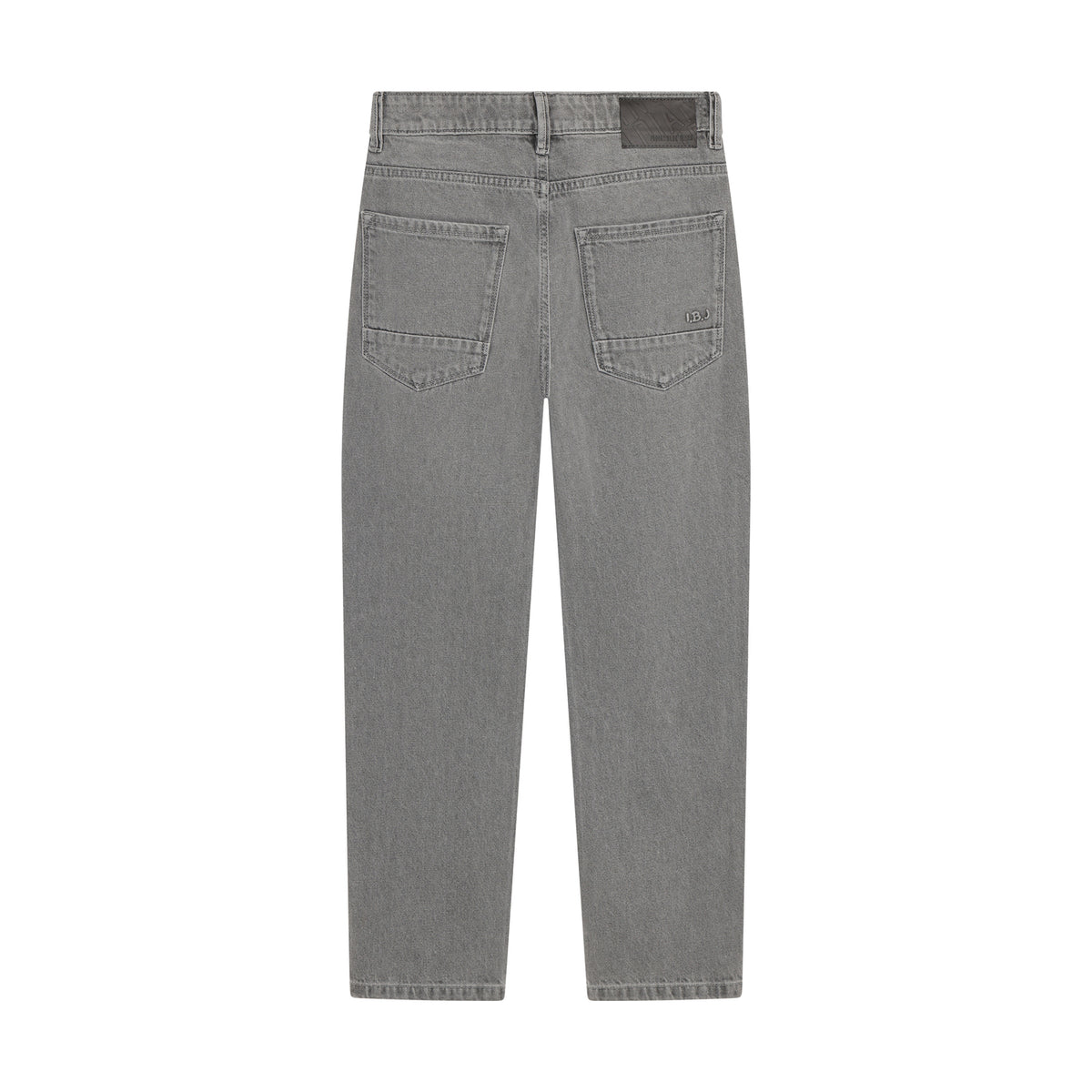 Klassische graue Baggy Straight Fit Jeans von Indian Blue Jeans – zeitlos und vielseitig kombinierbar. Das robuste 100% Baumwollmaterial bietet optimalen Tragekomfort und Langlebigkeit. Der lockere Schnitt ermöglicht maximale Bewegungsfreiheit und passt zu jedem persönlichen Stil.