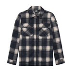 Stilvolle Shirt Jacket mit Reißverschluss und klassischem Check-Muster von Indian Blue Jeans. Die Mischung aus 72% Polyester, 23% Viskose und 5% Elastane sorgt für Komfort und Bewegungsfreiheit. Perfekt für einen modernen, lässigen Look.