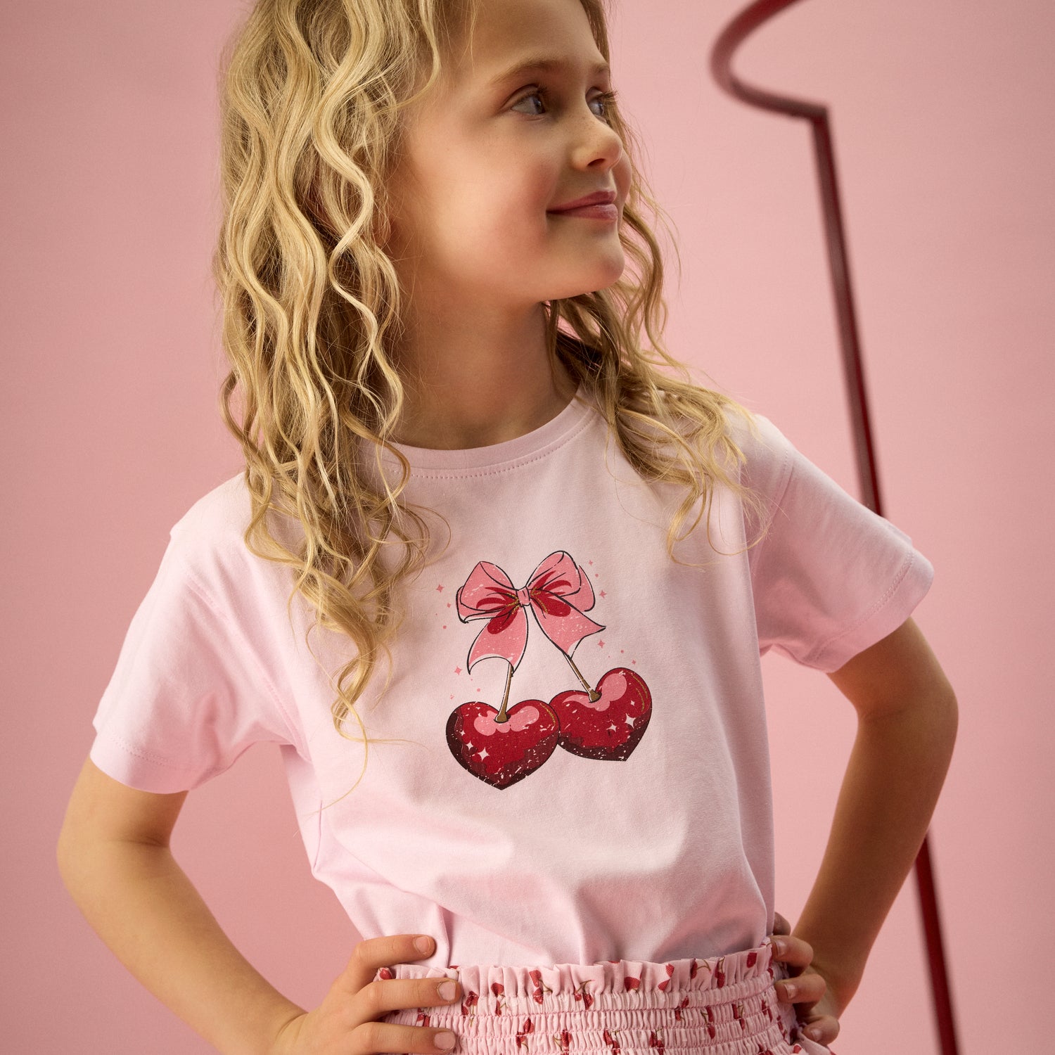 Kurzarm Shirt von Creamie mit entzückenden Print.