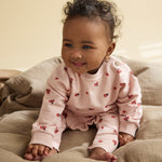 Rosa Sweatpants mit Marienkäfer All Over Print von MINYMO.