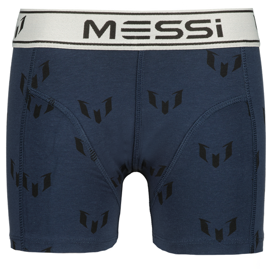 2er Pack Boxershorts dunkel ung hellblau mit MESSI-LOGO