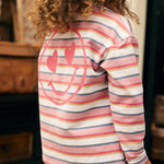 Weiches, bunt gestreiftes Langarm-T-Shirt von Daily Seven aus hochwertiger Baumwollmischung mit Elasthananteil für optimale Passform und Bewegungsfreiheit.