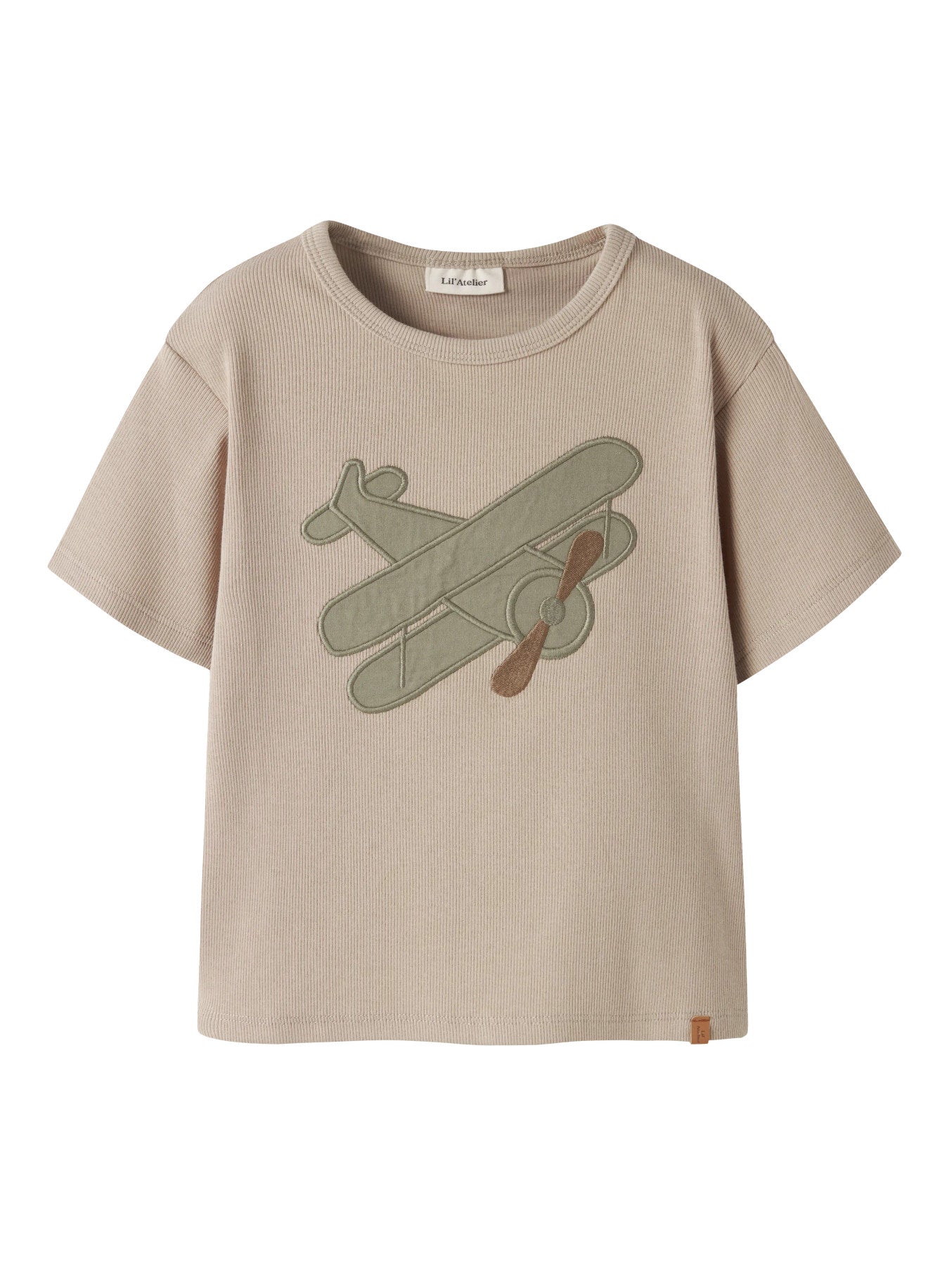 Klassisches T-Shirt von Lil' Atelier mit charmantem Flieger Design.