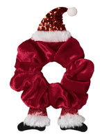 Perfektes Accessoire für die Weihnachtszeit – dieses verspieltes Scrunchie von name it kombiniert festliche Optik mit praktischer Funktionalität. Die hochwertige Materialmischung aus Polyester, Elastane und Polyurethane sorgt für Langlebigkeit und angenehmen Tragekomfort. Ideal zum Haare stylen und gleichzeitig ein charmantes Statement-Piece für die Festtage.
