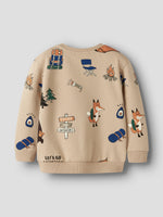 Der Sweat Cardigan von name it ist eine vielseitige Weste aus hochwertigen Materialien. Die Kombination aus 75% Bio-Baumwolle, 20% recycelter Baumwolle und 5% Elastane sorgt für optimalen Komfort und Langlebigkeit. Das klassische beige Design passt zu vielen Outfits und macht die Weste zum perfekten Begleiter für jeden Tag. Die nachhaltige Materialzusammensetzung unterstreicht das Engagement für umweltbewusste Mode.