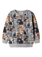 Sweatshirt von name it mit nettem Design – perfekt für jeden Tag. Das hochwertige Sweatshirt besticht durch seine angenehme Passform und das moderne Design. Die Mischung aus Bio-Baumwolle, recycelter Baumwolle und Elastane sorgt für optimalen Tragekomfort und Bewegungsfreiheit. Ideal für Freizeit und Alltag.