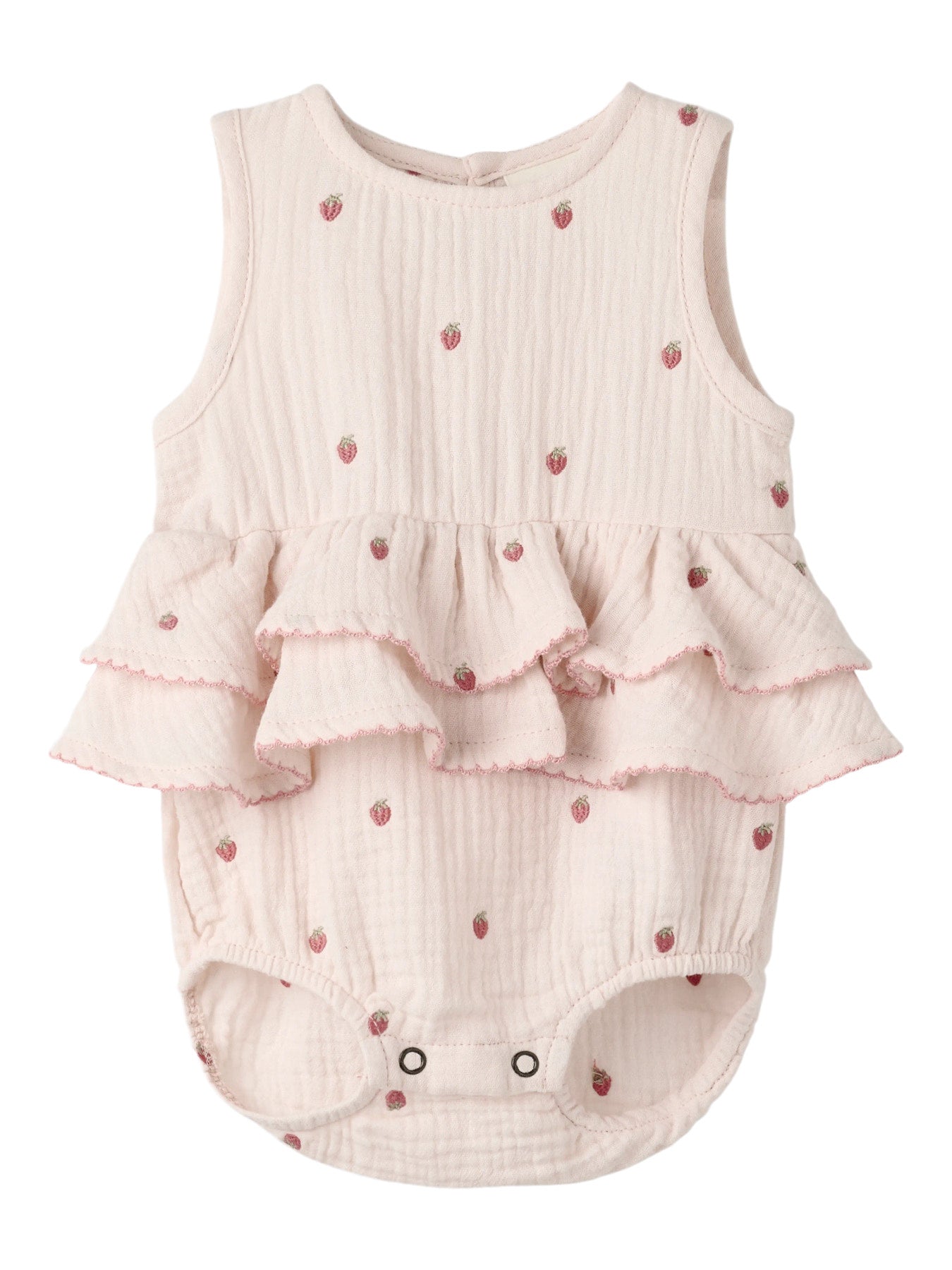 Kreieren Sie das perfekte Alltags-Outfit für Ihr Kind mit diesem hochwertigen Body von Lil'Atelier aus feinem Musselin. Der leichte Stoff mit strukturierter, weicher Oberfläche sorgt für einen eleganten und formschönen Look, während er maximalen Tragekomfort bietet. Ideal für jeden Tag – praktisch, modisch und angenehm zu tragen.
