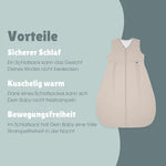 Der 1.0 TOG Musselin-Schlafsack aus 100 % Bio-Baumwolle hält Ihr Baby angenehm warm und sorgt dank seines leichten, atmungsaktiven Materials für ruhige Nächte. Mit Füßen ausgestattet, bietet er maximale Bewegungsfreiheit und verhindert, dass das Gesicht bedeckt wird, was die Sicherheit beim Schlafen erhöht. Der weiche Komfort-Reißverschluss mit Kinnschutz und der sanft eingefasste Halsausschnitt garantieren hohen Tragekomfort. Ideal für sicheren und entspannten Babyschlaf.