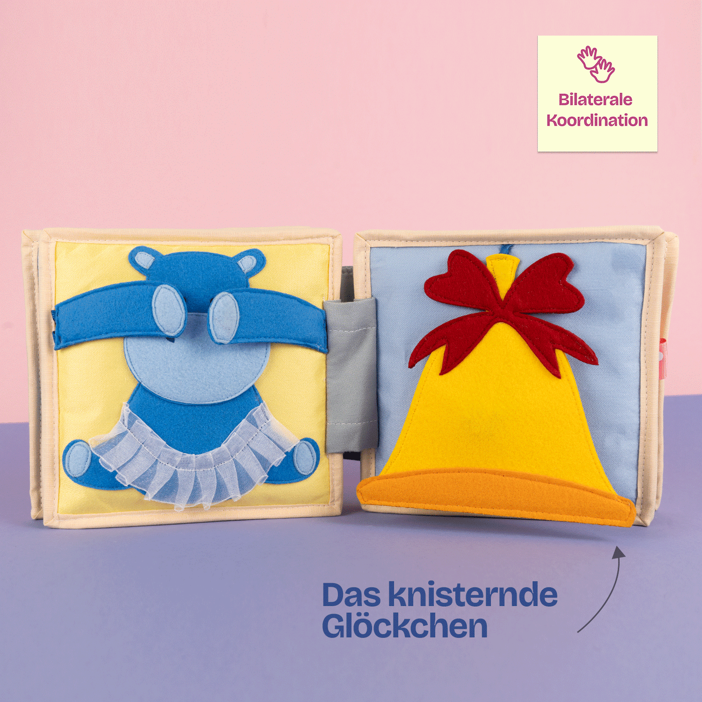 Das&nbsp;Mini Quiet Book "Happy Sheep" von Jolly Designs ist ideal für Babys ab 4 Monaten. Handgefertigt aus kinderfreundlichen und OEKO-TEX® zertifizierten Materialien, bietet dieses Buch sicheren, sensorischen Spielspaß und unterstützt dabei die frühkindliche Entwicklung.

Mit seiner hochwertigen Verarbeitung und liebevollen Gestaltung überzeugt es auf ganzer Linie.