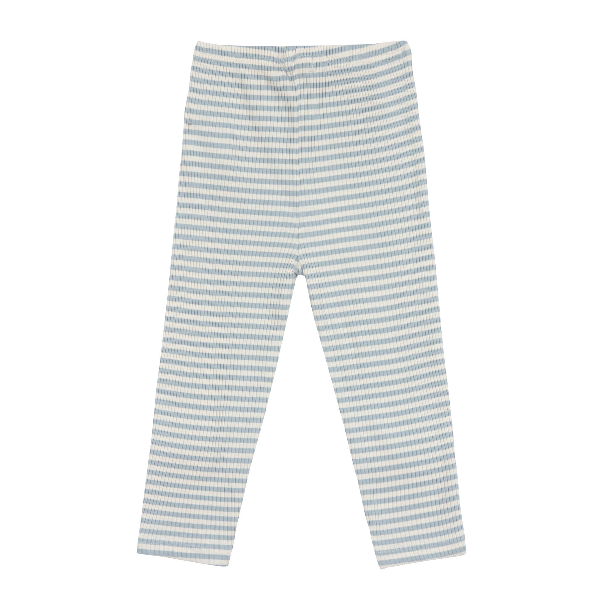 Die gerippte Kinder Leggins in Blau macht das Outfit zum Hingucker! Die Leggins aus Modal-Baumwolle (bio)-Mix rundet in modischen Farben und auffälligen Mustern jeden Look ab. Waschbar bei 30 °C im Schonwaschgang. Niedliche Mini-Stickerei als Detail.