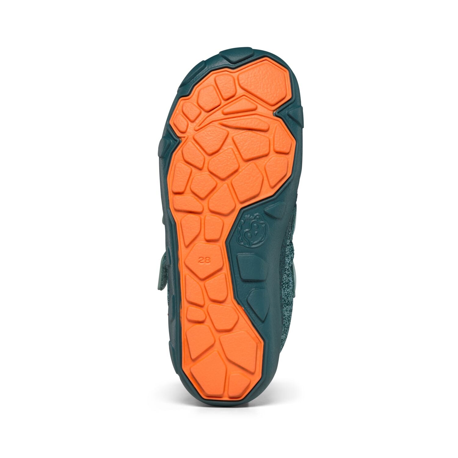 Der ideale Begleiter für die herbstliche Übergangszeit: Unser bunter Barfußschuh Happy von Affenzahn ist wasserdicht &amp; kalt gefüttert. Einfach mit Klettverschlüssen auf und zu zumachen. - Obermaterial: bluesign®-zertifiziertes Polyester Knit