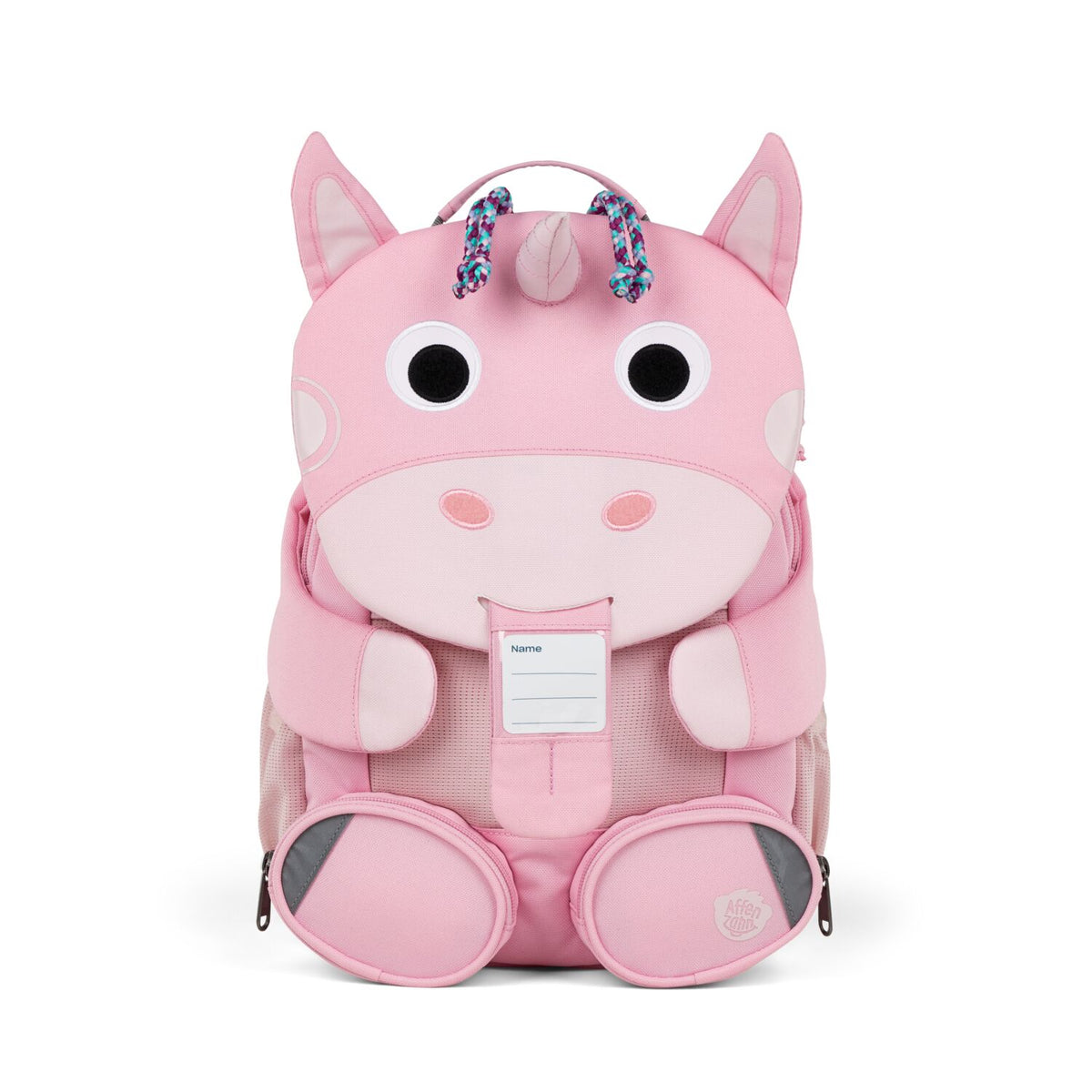 Der Rucksack Large Friend Einhorn von Affenzahn ist der perfekte Begleiter für Kinder im Alltag und auf Abenteuern. Mit seinem niedlichen Einhorn-Design und der großzügigen Größe bietet er ausreichend Platz für Schulutensilien, Spielzeug und persönliche Gegenstände. Der robuste Rucksack überzeugt durch hochwertige Verarbeitung und ergonomisches Design, das auch bei längeren Tragezeiten komfortabel sitzt. Ideal für Schule, Kindergarten oder Freizeitaktivitäten – ein treuer Freund für jedes Abenteuer.