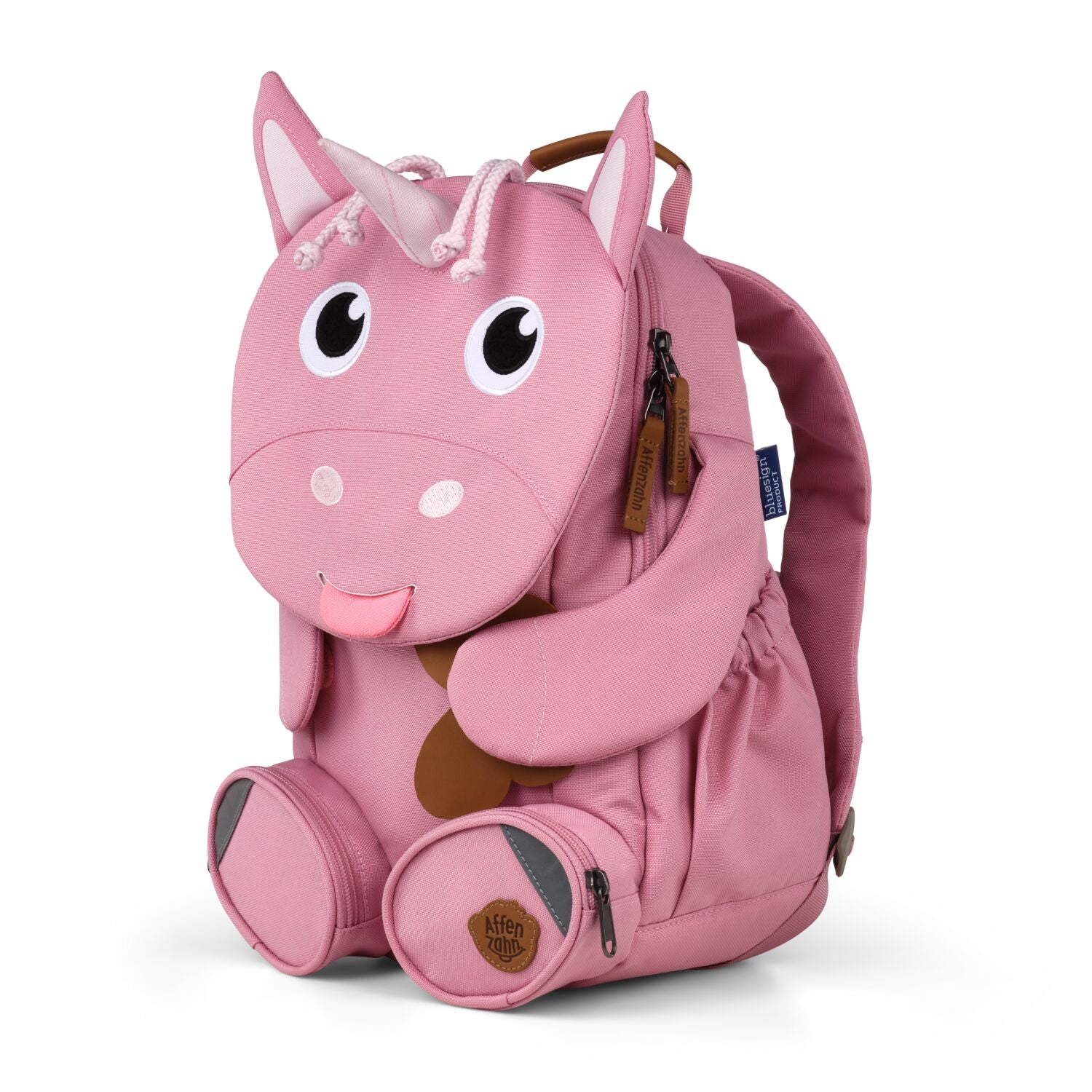 Der Rucksack Large Friend Pure Einhorn von Affenzahn ist der perfekte Begleiter für Kinder im Kindergarten und in der Grundschule. Mit seinem niedlichen Einhorn-Design und der hochwertigen Verarbeitung bietet er ausreichend Platz für Bücher, Hefte und persönliche Gegenstände.