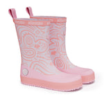 Bunte Gummistiefel mit niedlichem Einhorn-Design – perfekt für Regentage und Pfützensprünge. Die veganen Stiefel von Affenzahn sind robust, wasserdicht und leicht anzuziehen. Mit rutschfester Sohle für sicheren Halt auch auf nassen Oberflächen. Ideal für Kinder, die Abenteuer lieben und dabei trocken bleiben möchten.