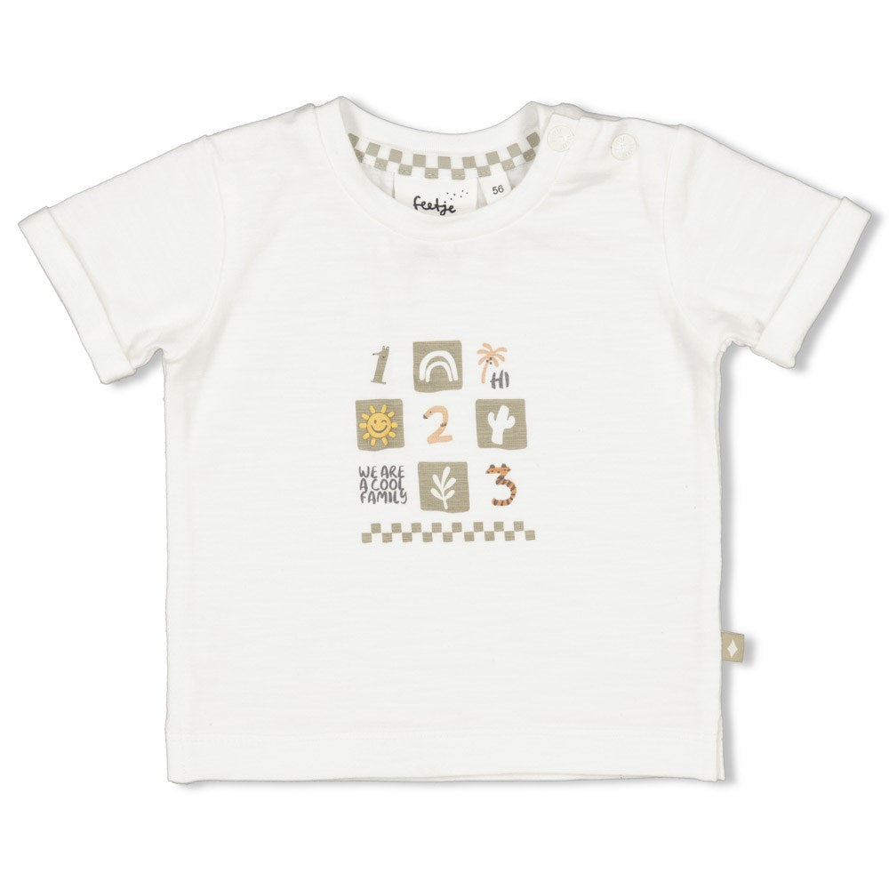 Babyshirt kurzarm Feetje Cool Family