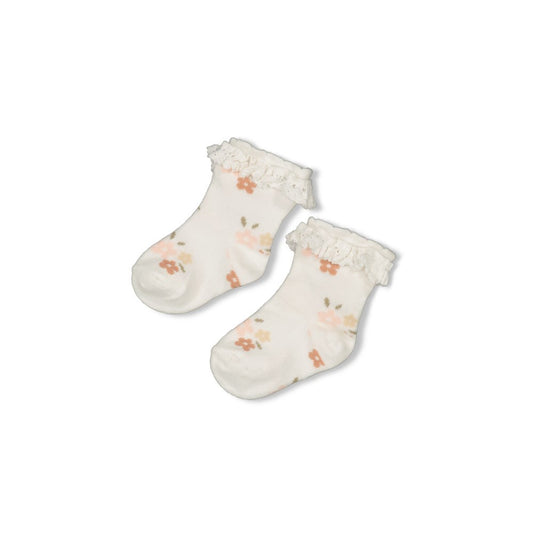 Socken mit Blumen und Rüschen Feetje Bloom with Love