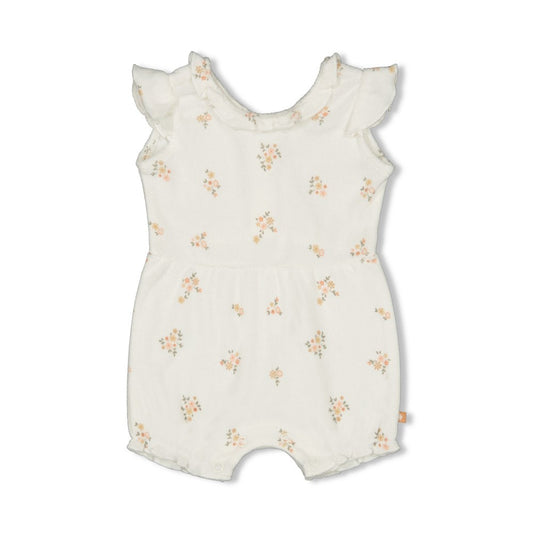 Spieler kurz aus Frottee mit Blumen Feetje Bloom with Love