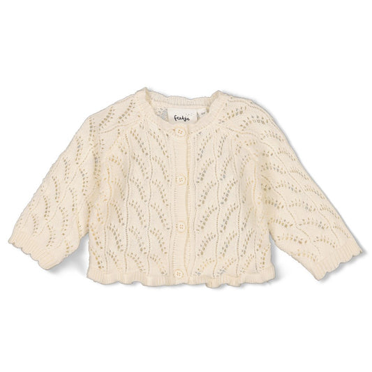 Strickweste in creme aus der Kollektion Sunny Love von Feetje