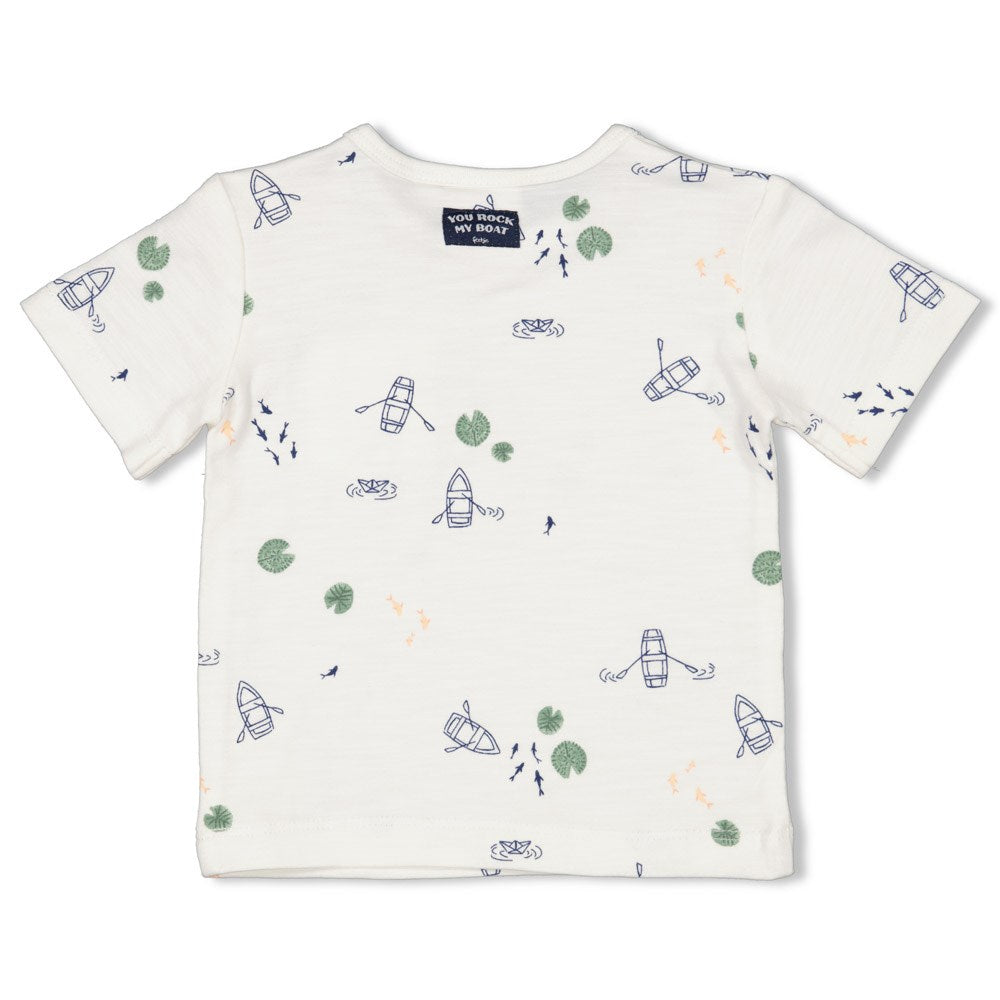 Beschreibung

T-Shirt aus der Rock my Boat Kollektion von Feetje

Material

94% CO + 6% EL Single Jersey SLUB