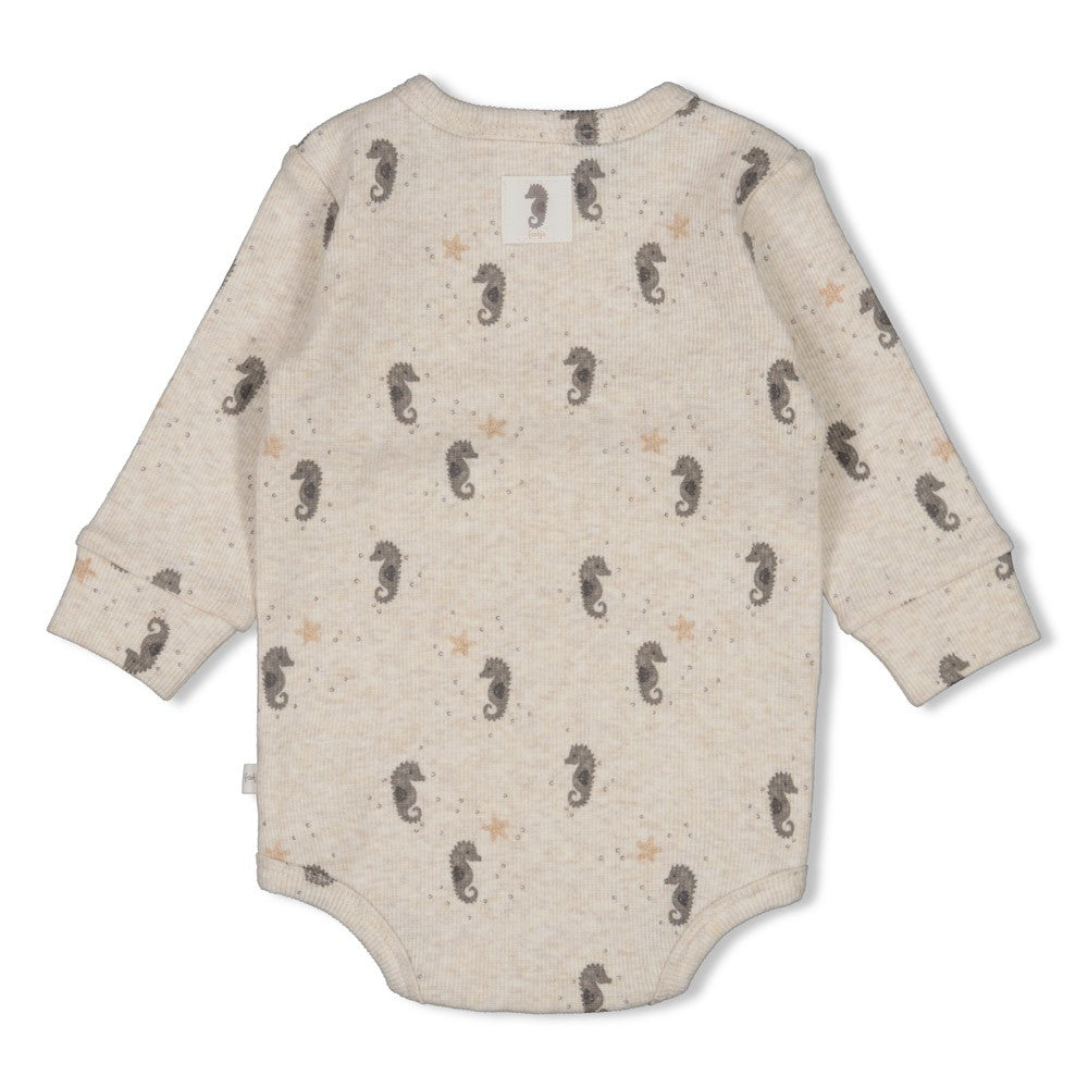 Gerippter Wickelbody aus der Newborn Kollektion Sea Sweeties von Feetje.