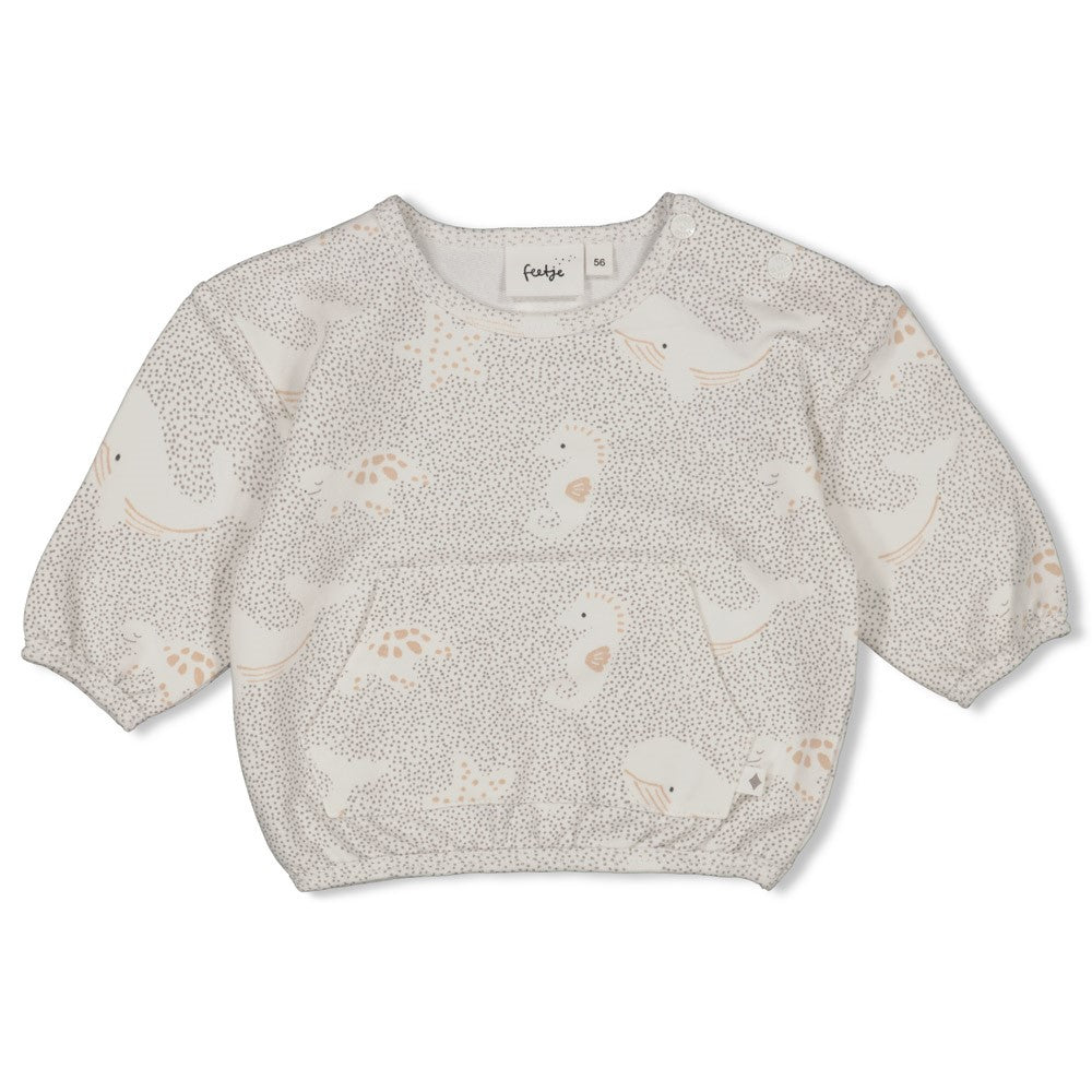 Oversized Sweater aus der Newborn Kollektion Sea Sweeties von Feetje.