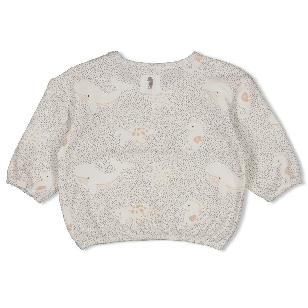 Oversized Sweater aus der Newborn Kollektion Sea Sweeties von Feetje.