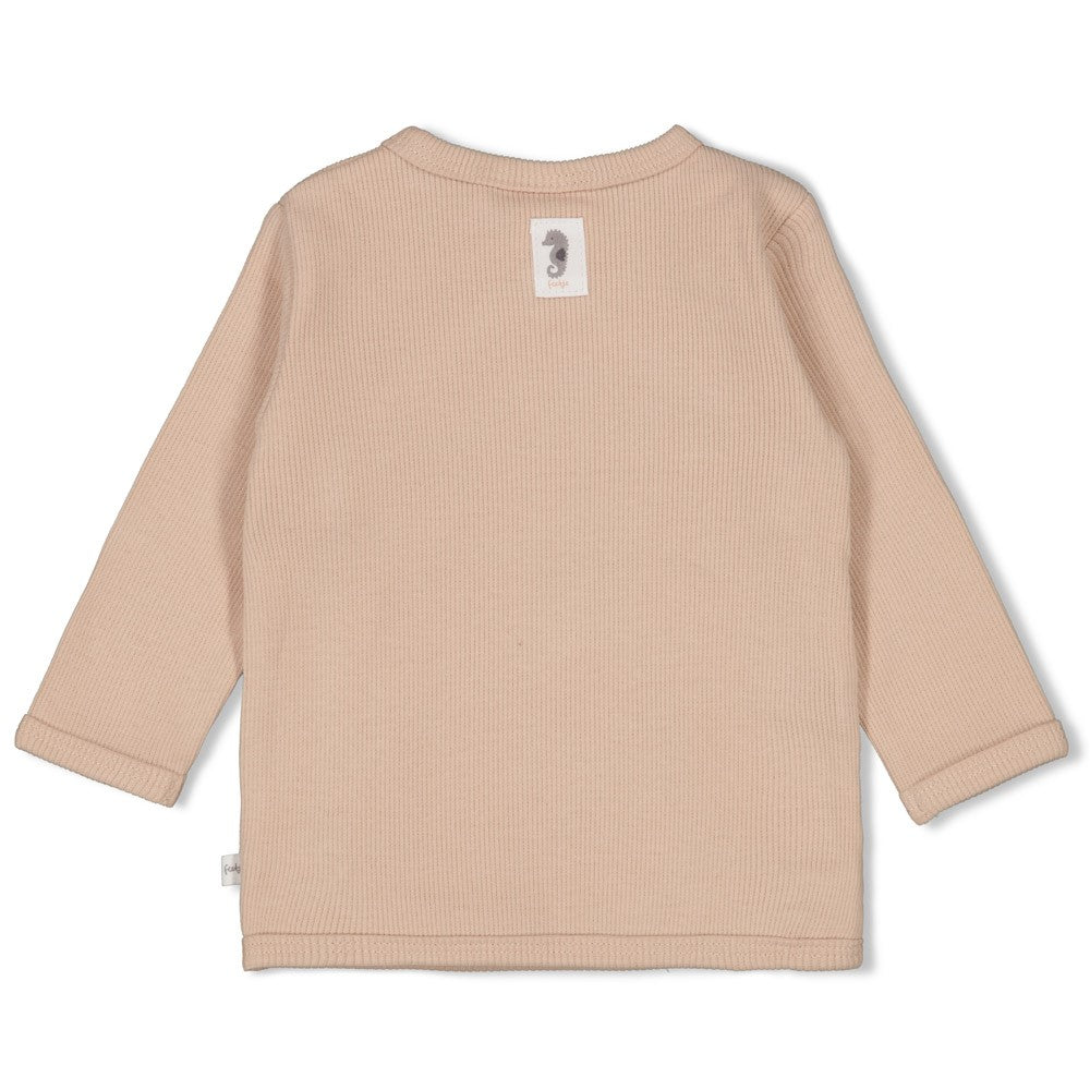 Geripptes Wickelshirt aus der Newborn Kollektion Sea Sweeties von Feetje.